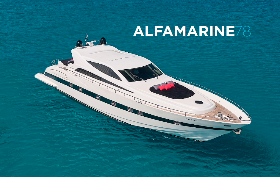 barco con licencia alfamarine 78